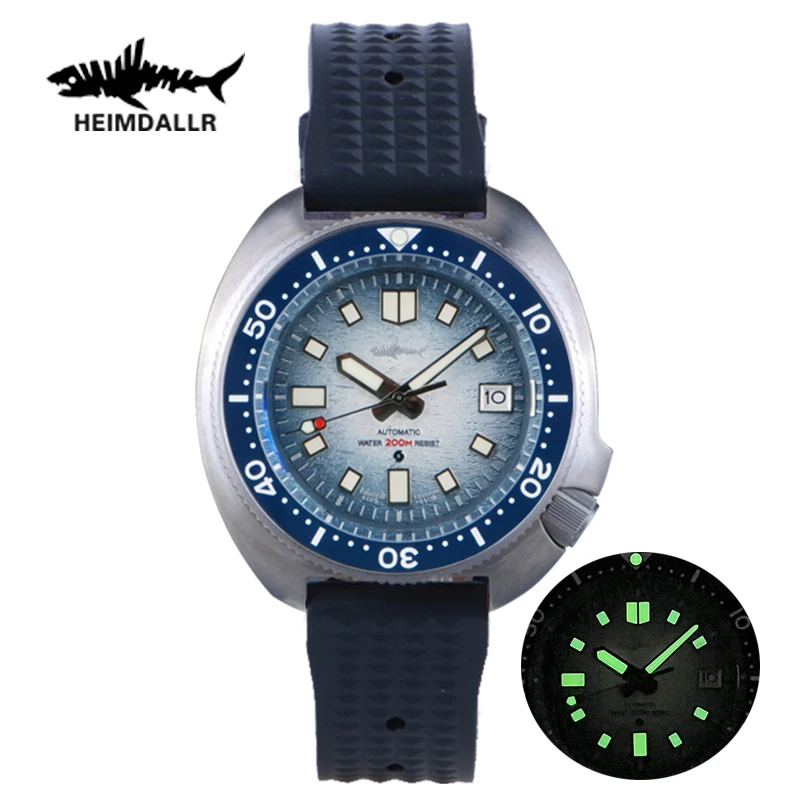 

Heimdallr Turtle Titanium Automatic Mechanical Watch Luxury Sapphire Japan NH35 Men Diving Wristwatches 200M Waterproof Luminous