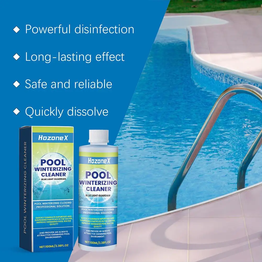 Pool Water Clarifier Cleaner Home Outdoor Public Swimming Pool Treatment Chemical Algae Remover Flocculant Purifier Sparkle Spa
