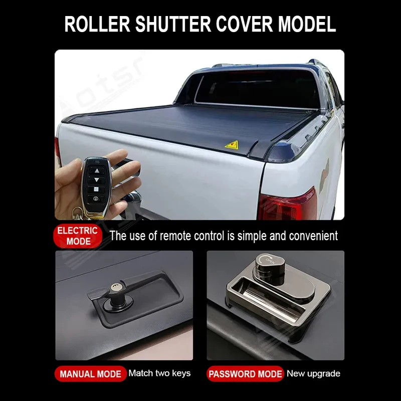 

High Quality Retractable Roller Shutter Tonneau Cover For SAIC Maxus T60 T70 VW Amarok