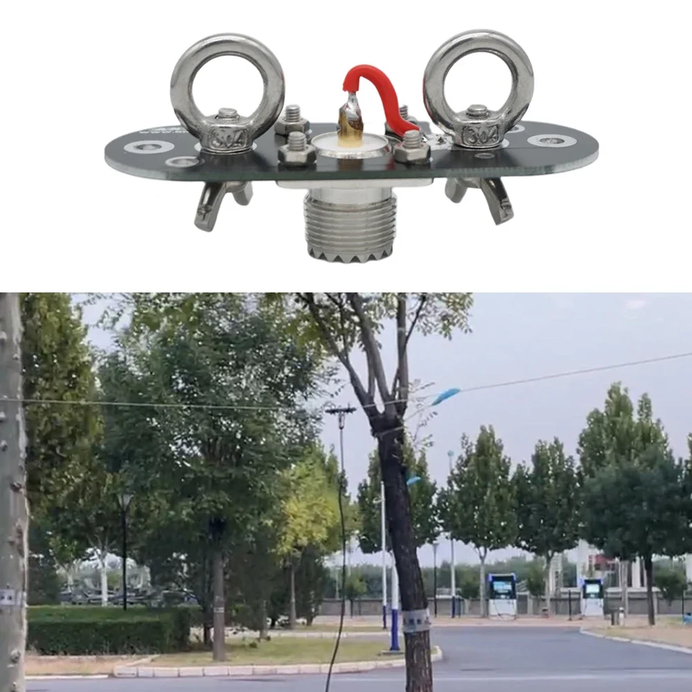 Shortwave Radio Transmitting Antenna GP Positive V Inverted V Dipole Mini AT-DP Adapter Board Long Line End Feed for Set Antenna