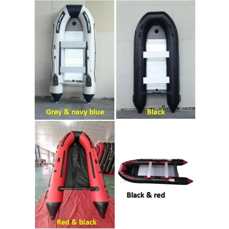 Hot Sale MSA QL-RIB-360  Certified Aluminum Hull Inflatable Speed Boat Drifting 0.9mm Thick PVC Material Stable Custom 14+1
