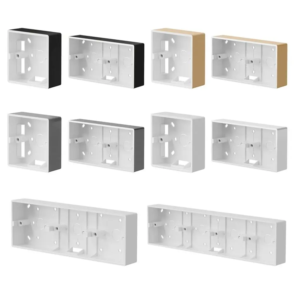 

Организуйте переключатель для улучшения дома и применяйте внешнюю монтаную коробку типа 86, распределительная коробка для поверхности стены, распределительная коробка