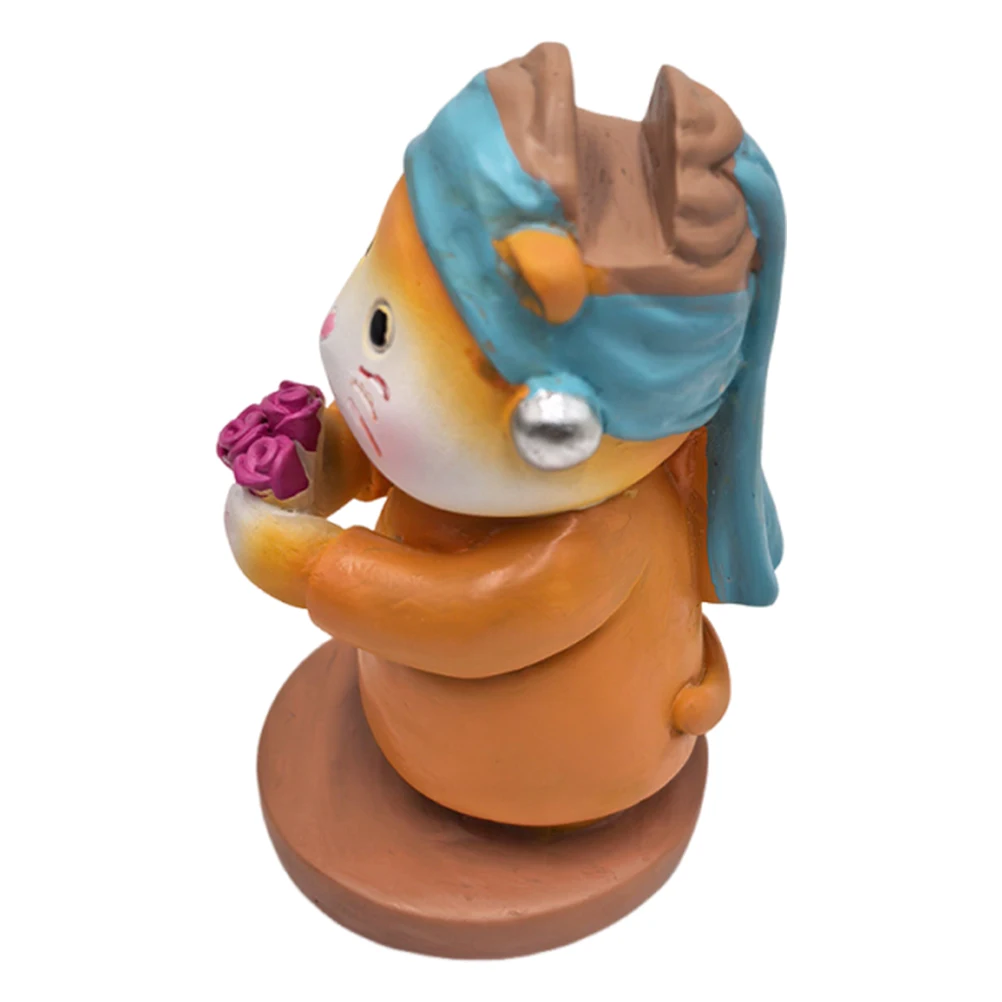 

Cute Cat Stand Resin Eyewear Holder Desk Organizer Animal Shape Decorative Accessory Display Eyeglass Stand Rack Rack