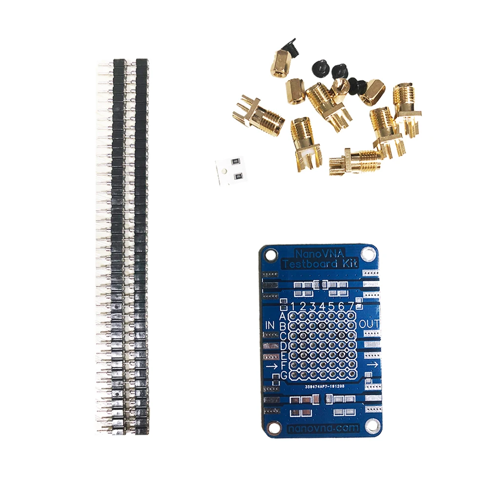 

Vector Analyzer Component Jig Measurement Plug Device Dip 0805 1206 Pads Circuit Evaluation Tool Network Analysis