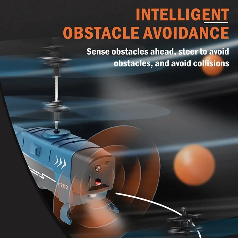 2.4G RC Helicopter 3.5H Obstacle Avoidance Anti-collision Remote Control Drone Toy Aircraft Kids Plane Ondoor Flight Toys Gifts