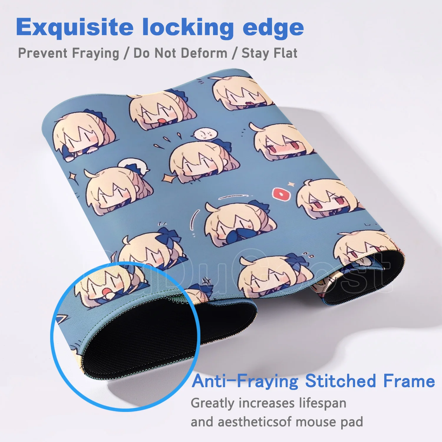 Alfombrilla de ratón de Anime Many Pretty Fate Saber, alfombrilla de escritorio de goma antideslizante de 700 × 400mm, alfombrilla de ratón Kawaii para chica, alfombrilla para teclado para juegos, alfombrilla para ratón XXL