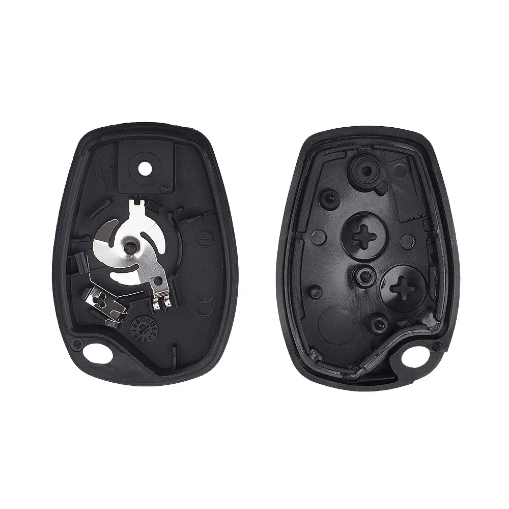 KEYYOU 10 ชิ้น 2/3 ปุ่ม Remote Key Shell ไม่มีใบมีดสําหรับ Renault Espace Laguna Duster Logan DACIA Sandero Clio Kangoo Nissan