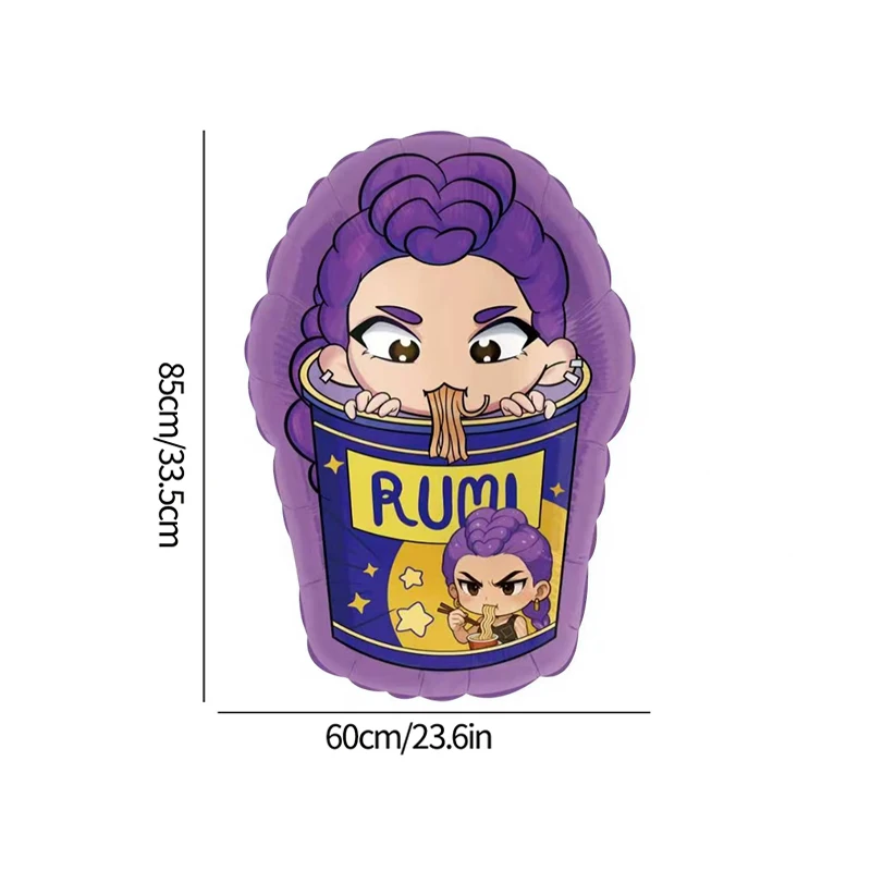 شيطان الصيادين 18 بوصة بالون الكرتون أنيمي احباط بالون استحمام الطفل فتاة حفلة عيد ميلاد زينة بالونات قابلة للنفخ الهدايا #6