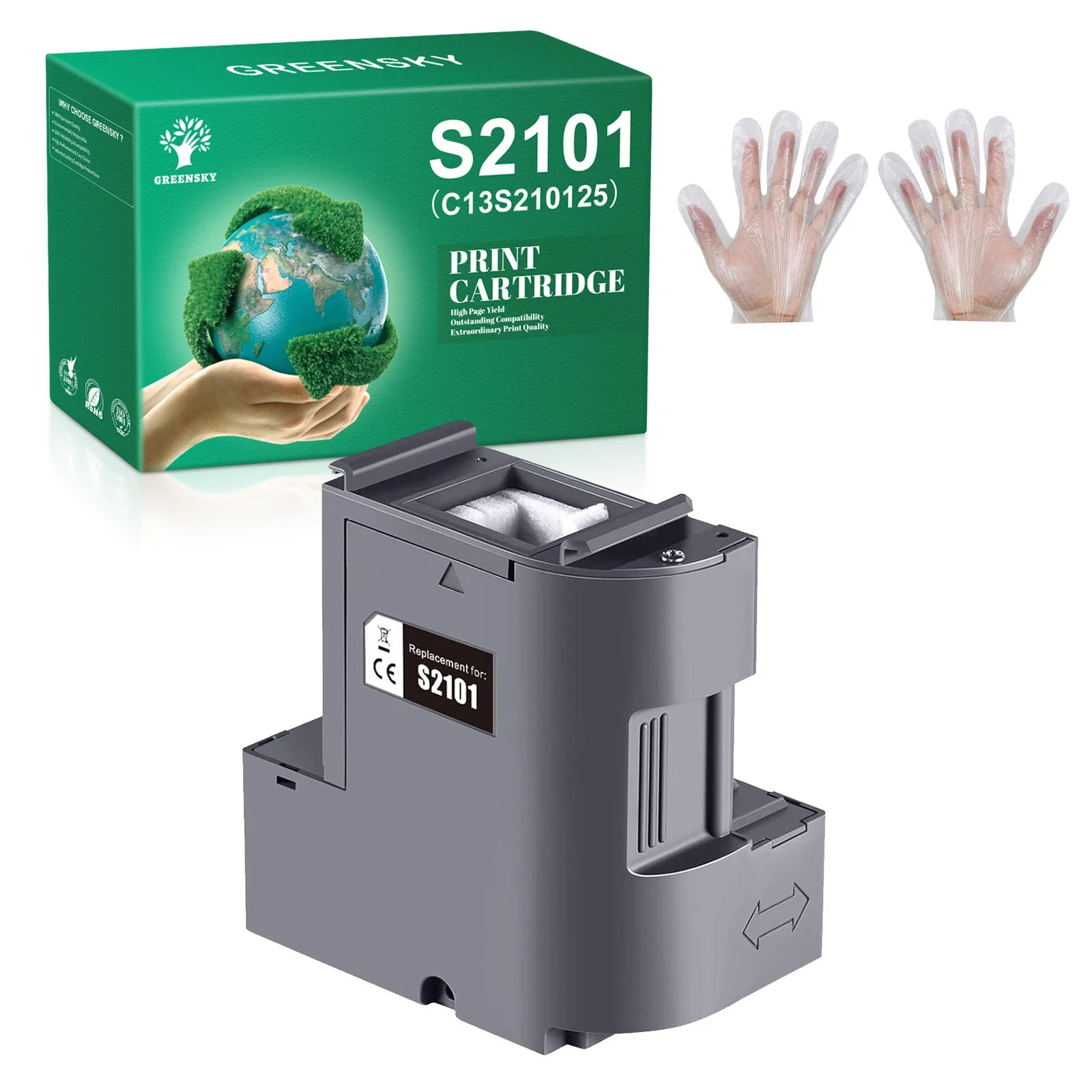 

1x C13S210125 S2101 Резервуар для обслуживания чернил для SureColor F170 F100
