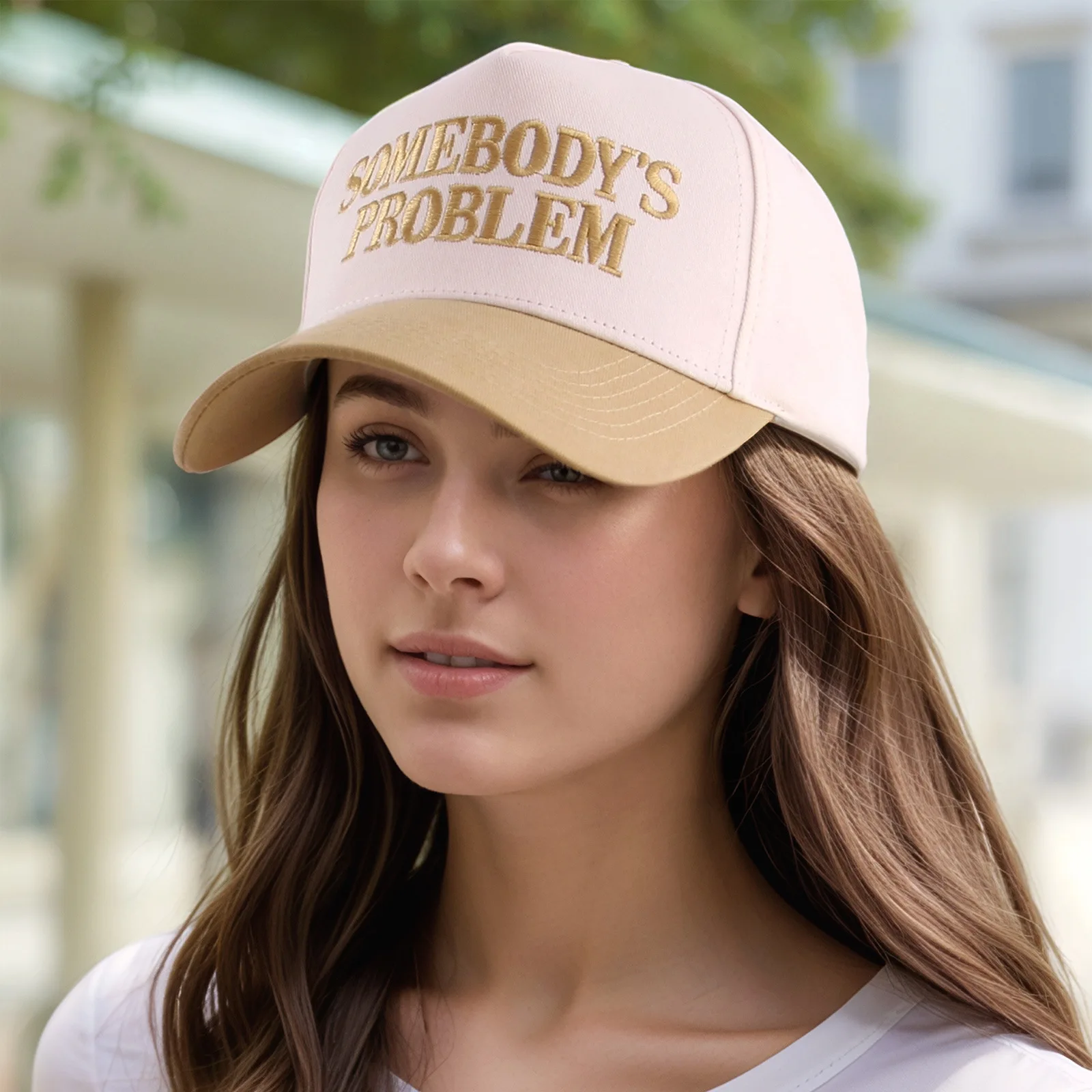 조정 가능한 문자 자수 트럭 운전사 모자 남녀 공통, 필수 액세서리, 완벽한 선물