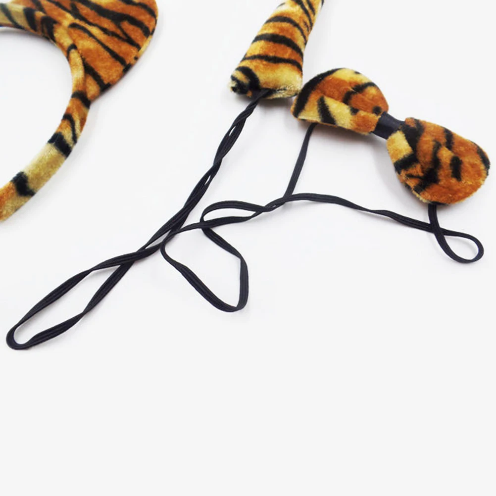 Ensemble de Cosplay de chat 3 pièces, comprenant bandeau, nœud papillon, queue, Costume de fête pour enfants pour Halloween, Cosplay de chat