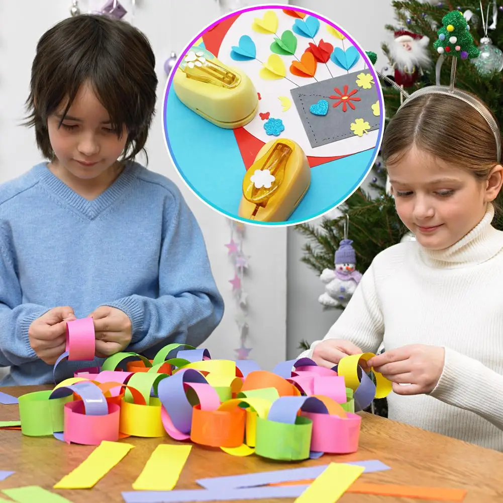 Small Flower Embossing Tools Mini Paper Punch Set For DIY Crafts Kids Adults Create Perfect Flower Shapes For Scrapbooking Cards