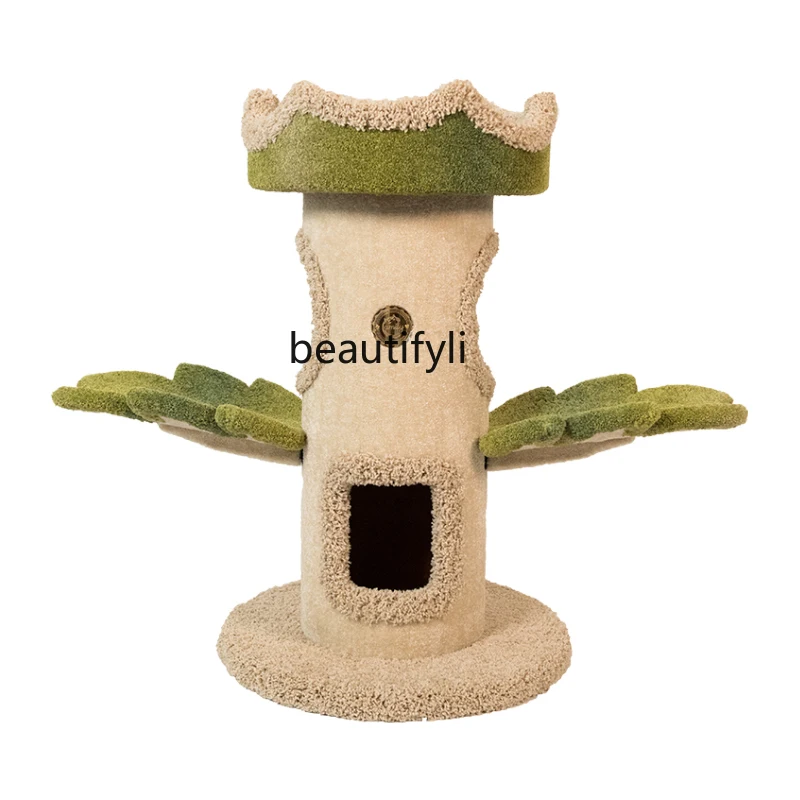 

Crown Small Tree Cat Climbing Frame Creative New Simulation Cat House Nest Toy Family Durable Cat Scratch Board Climbing Frame