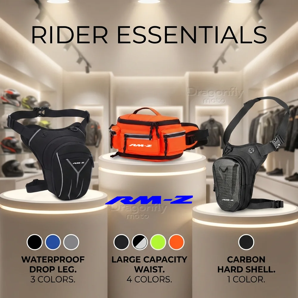 

For SUZUKI RMZ250 RMZ450 DRZ400SM RMZ 250 450 DRZ 400 2004-2008 2010-2016 Motorcycle Leg Bag Waterproof Rider Waist Bag