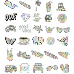 50 Pcs/lot Gradient Graffiti Bike Stickers Luggage Car Motorcycle Water Cup Waterproof Stickers Cycling Accessories Decals