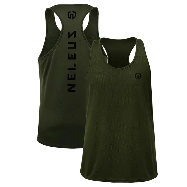 Men Basketball Shirts Running Gym Tops Sports Vest Quick Dry Breathable Slightly Stretch Moisture Wicking Loose Tank Top Train