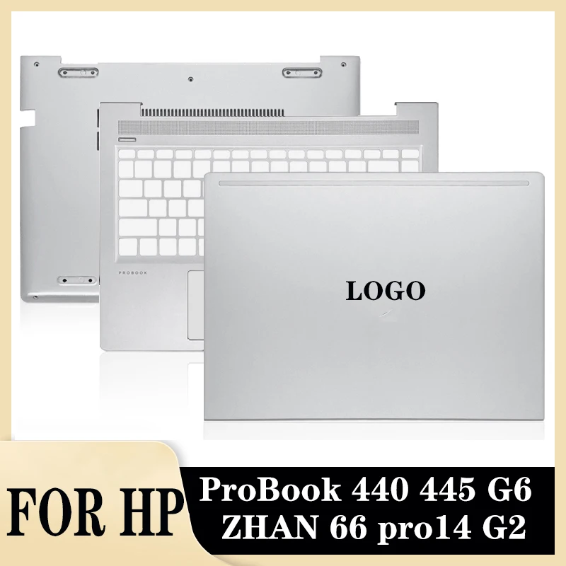 

New For HP ProBook 440 445 G6 ZHAN 66 PRO 14 G2 Laptop LCD Back Cover Front Bezel Upper Palmrest Bottom Base Case Keyboard