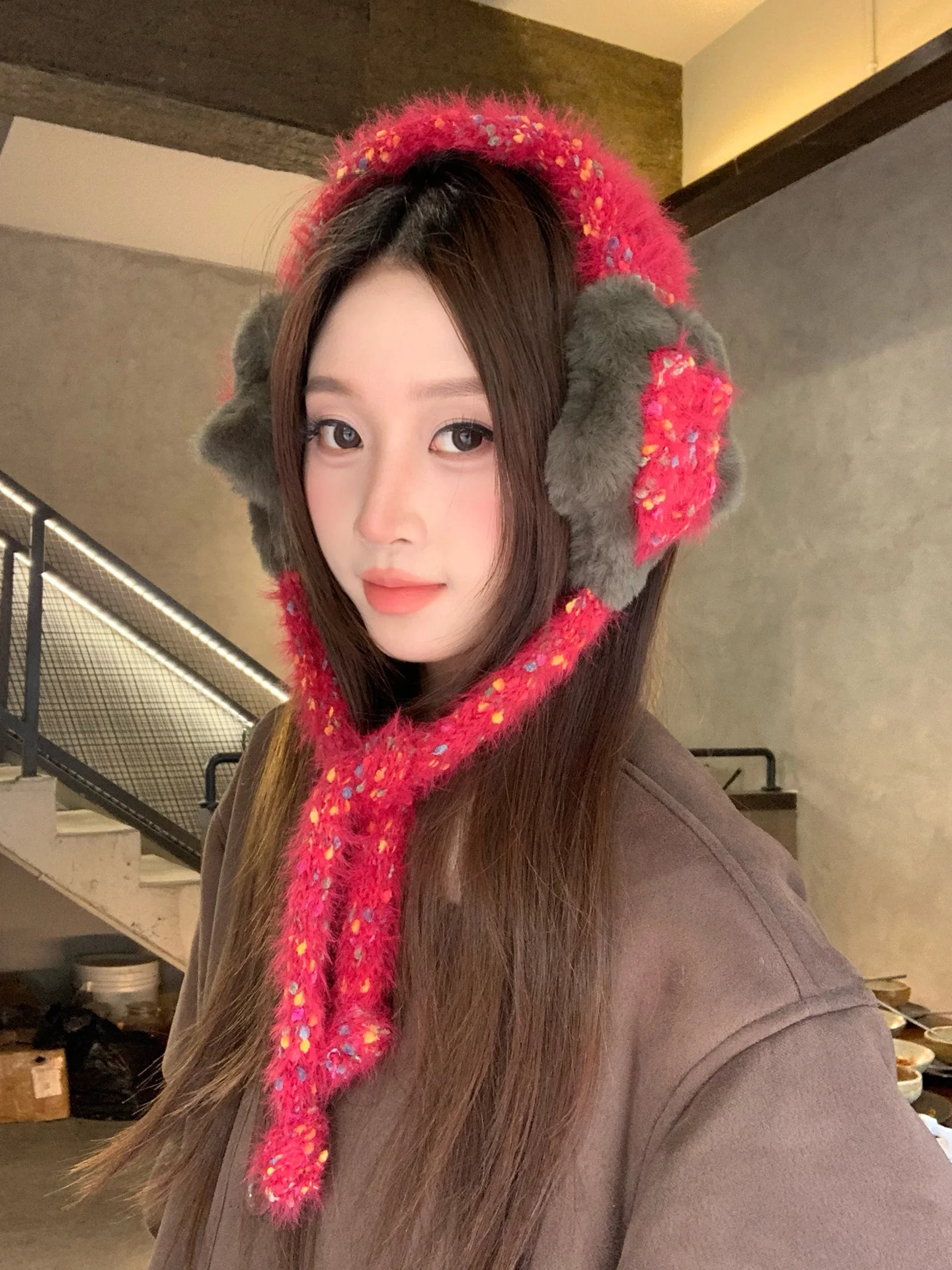 paraorecchie-retro-in-maglia-con-stella-pelosa-caldi-e-antifreddo-per-l'inverno-copriorecchie-eleganti-per-attivita-all'aperto-ciclismo-e-sport-berretto-sportivo-per-adulti