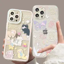 Case Cover For Xiaomi Redmi Note 13 Pro 12 4G 11 10 9 12 13 Pro Plus 12S 11S 10S Redmi 12 13C Note 13 5G Shell Cute Black Cat