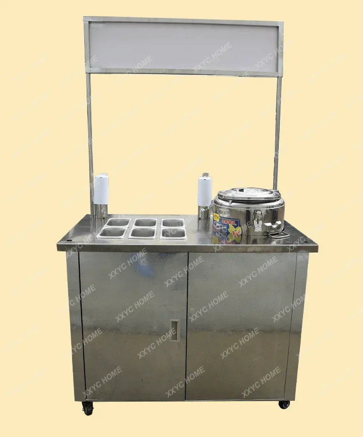 

ZH Ice powder machine commercial heatstroke mobile stall mobile cart cold drink milk tea fruitsmt