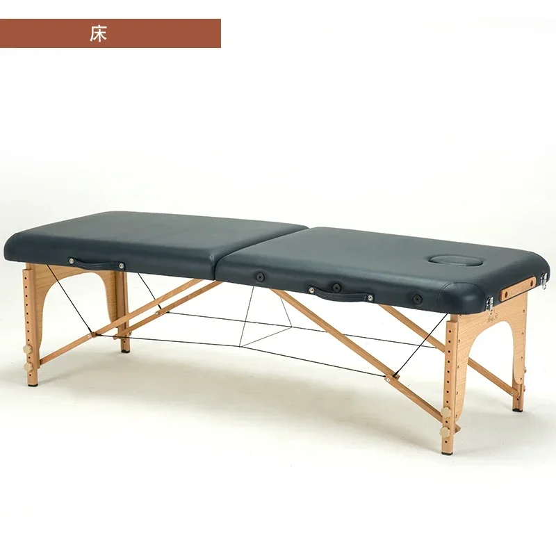 Space-saving Lift Massage Bed Eyelashes Cervical Spine Massage Table Fold Portable Lettino Per Massaggi Salon Furniture