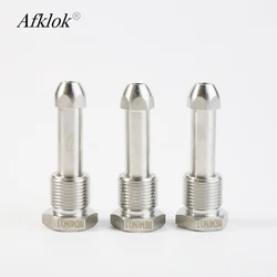 Stainless Steel BS341 Stainless Steel  Cylinder Adapter with Long Nipple 140mm