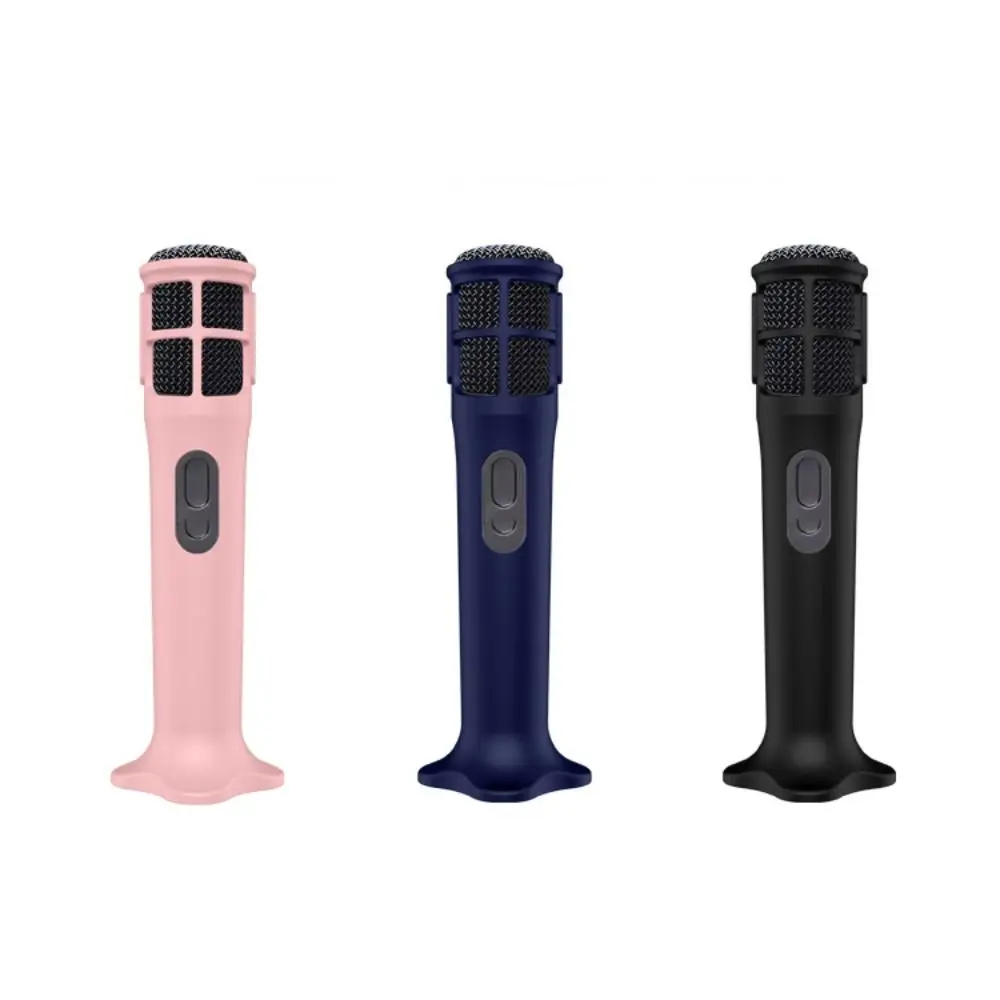 Silicone Microphone Case Anti-Rolling Drop Protection Microphone Sleeve Shockproof Wireless Mic Cover for JBL PartyBox
