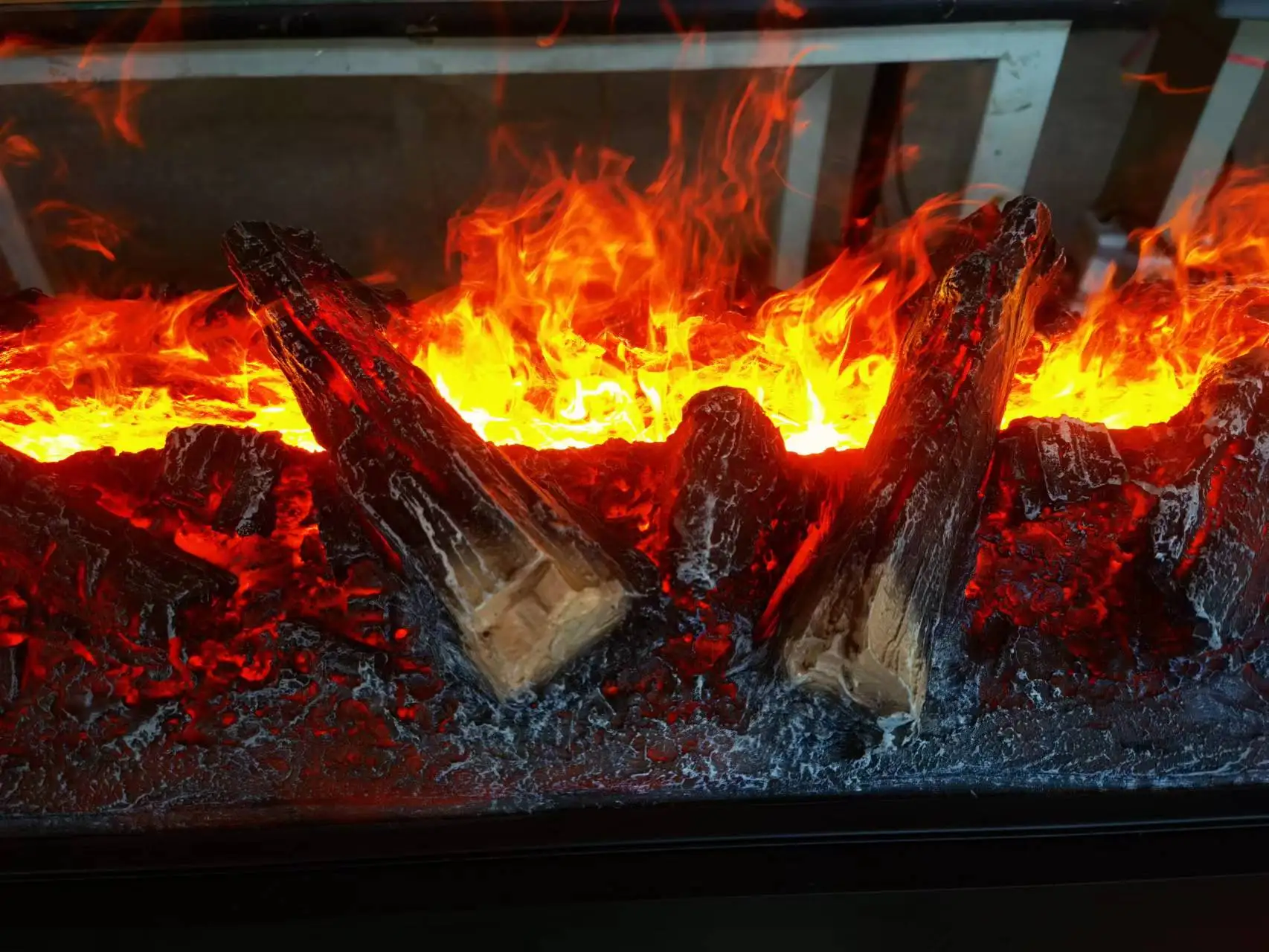 Hot Sale1000 Inches 3D Water Real Smoke Flame Vapour Steam Freestanding Electric Fireplace Adjustable Car Hotel