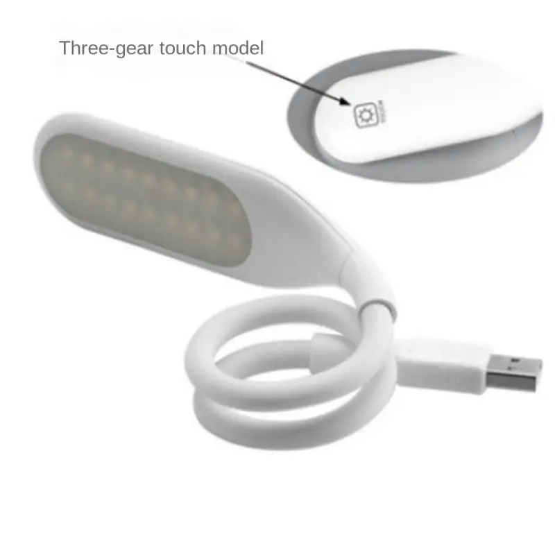 Eye Protection Led Light Directly Plugged Into Usb Three-gear Dimming Night Light Portable Charging Dormitory Usb Night Light