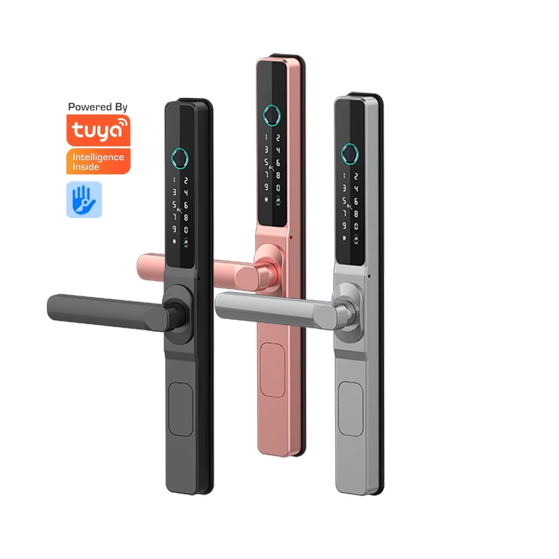 

Electronic Fingerprint Cerraduras Digital Tuya Inteligentes Security Lock Front Smart Home Door Lock