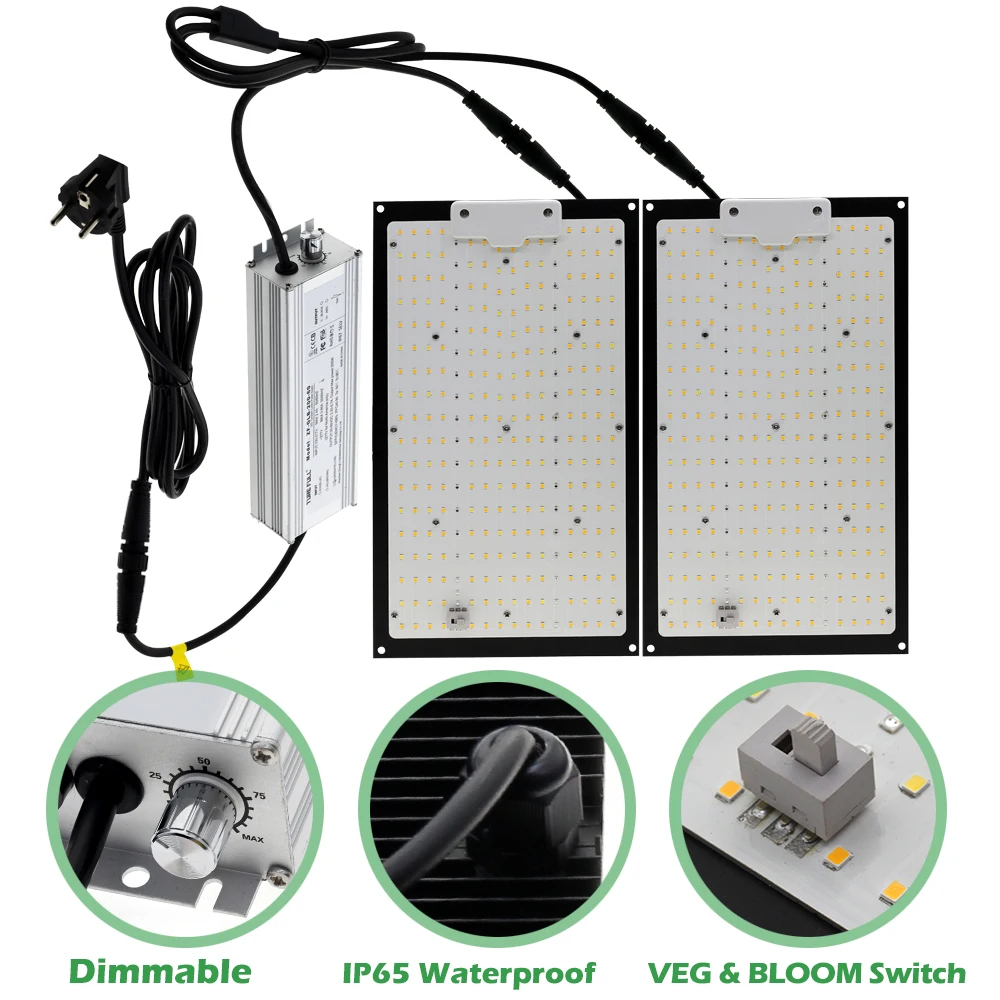 Full Spectrum LED Grow Light 200W 400W 600W High Brightness Samsung LM281B 100W 120W 150W For Vegtables Flowers Dimmable