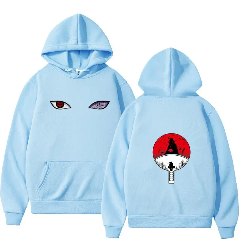 Naruto Anime Hoodie for Man Women Uchiha Itachi Sweatshirts Casual Clothes Akatsuki Fall Winter Children\'s Top Coat Warm Gifts