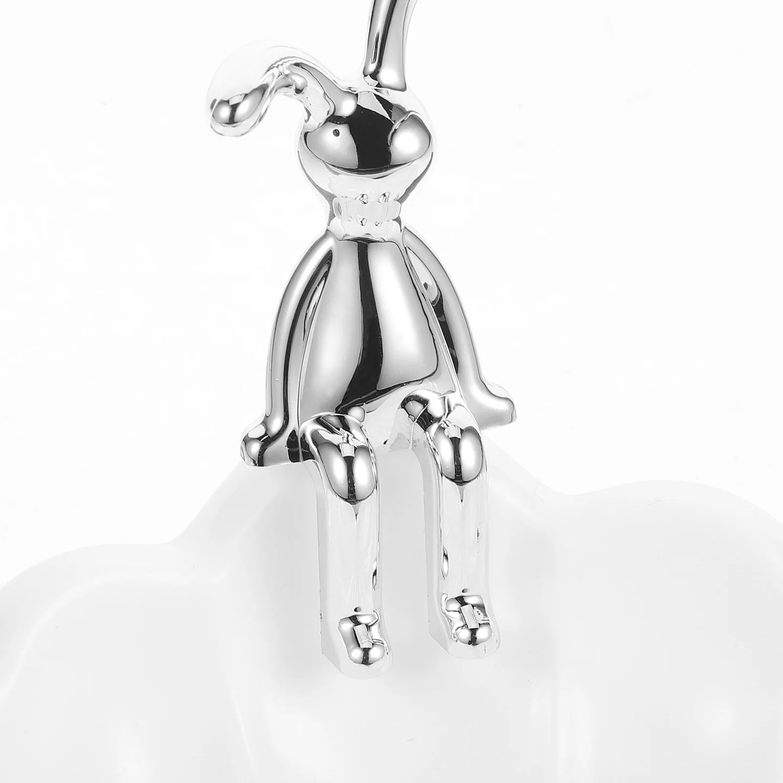 

Small Rabbit Shell Soap Dish Self-Draining Non-Slip Waterproof Bathroom Shower Kitchen Sink Soap Holder Countertop Tray