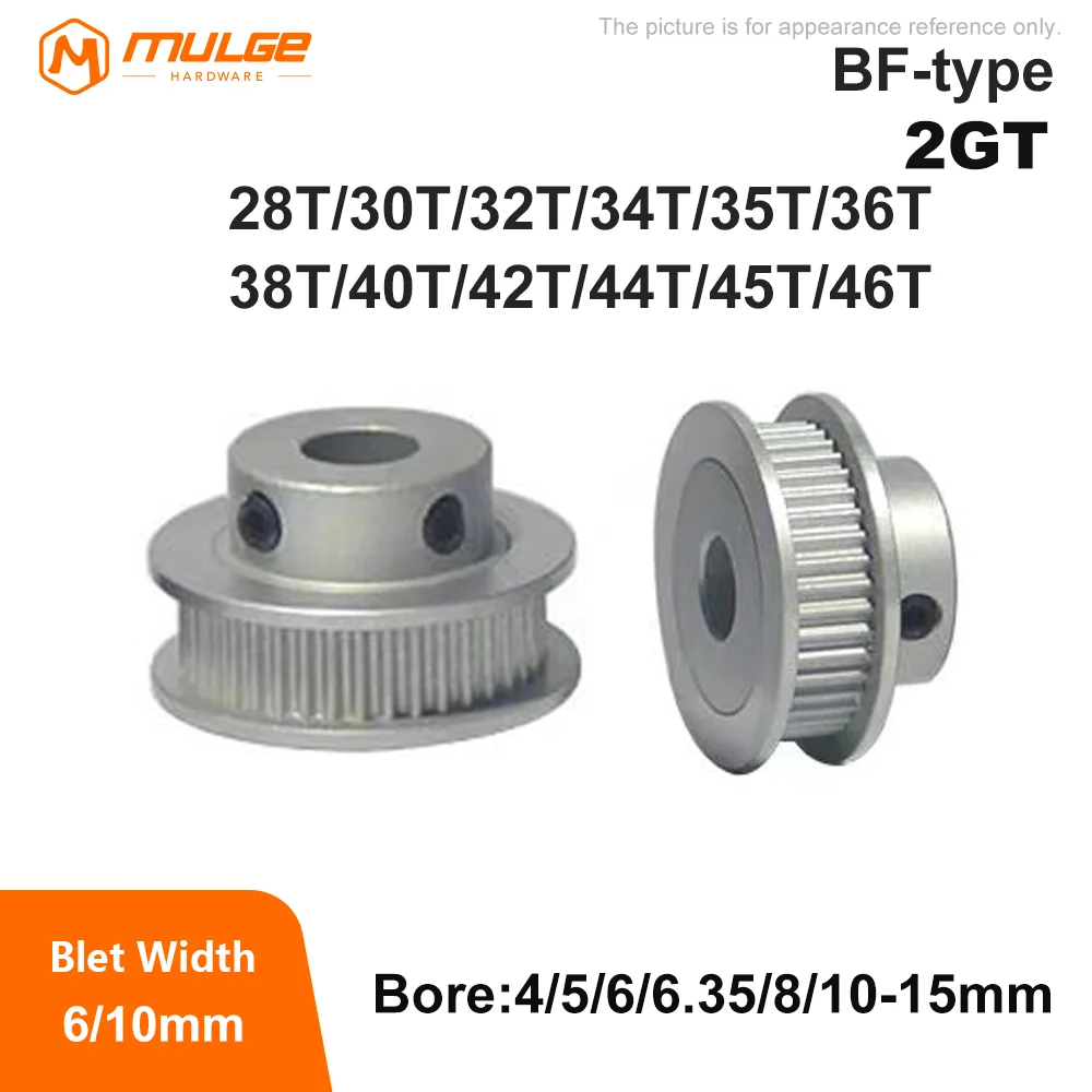 2GT Pulley 28T/30T/32T/34T/35T/36/38T/40T/42T/44T/46Teeth Bore 5mm-12mm GT2/2GT Timing Pulley Width 7/11mm Belt 3D Printer Parts