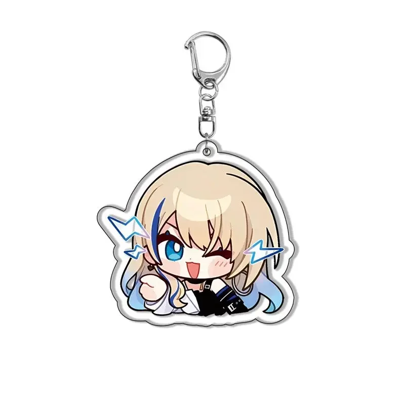 Anime Honkai: Star Rail Keychain Cute Himeko Dan Heng Pendan Car Key Chain Kawaii Figure Keyring Bag Accessories Jewelry Gifts