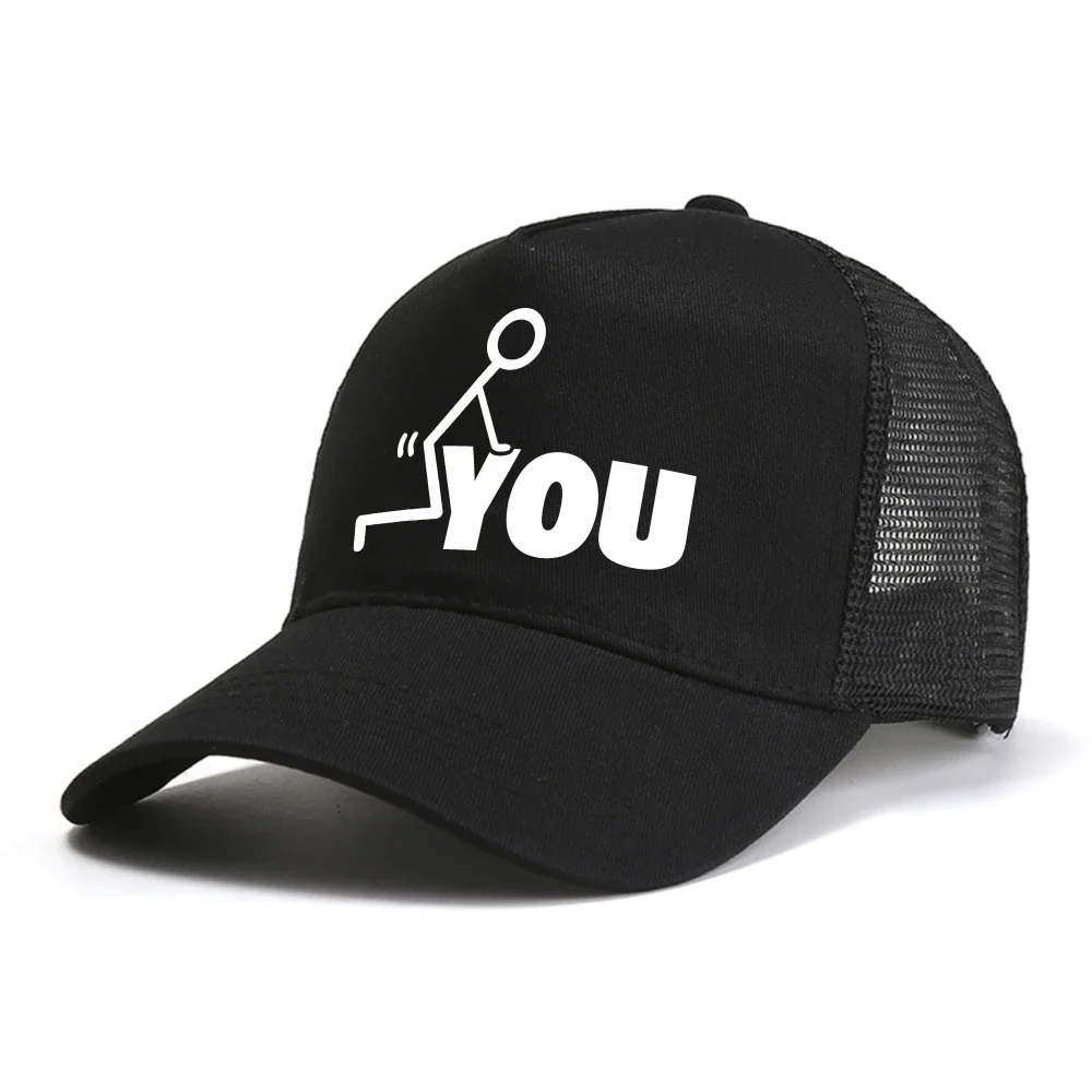 2026 YOU Stick Figure baseball cap fashion men women casual sun Snapback hat outdoor adjustable mesh breathable caps
