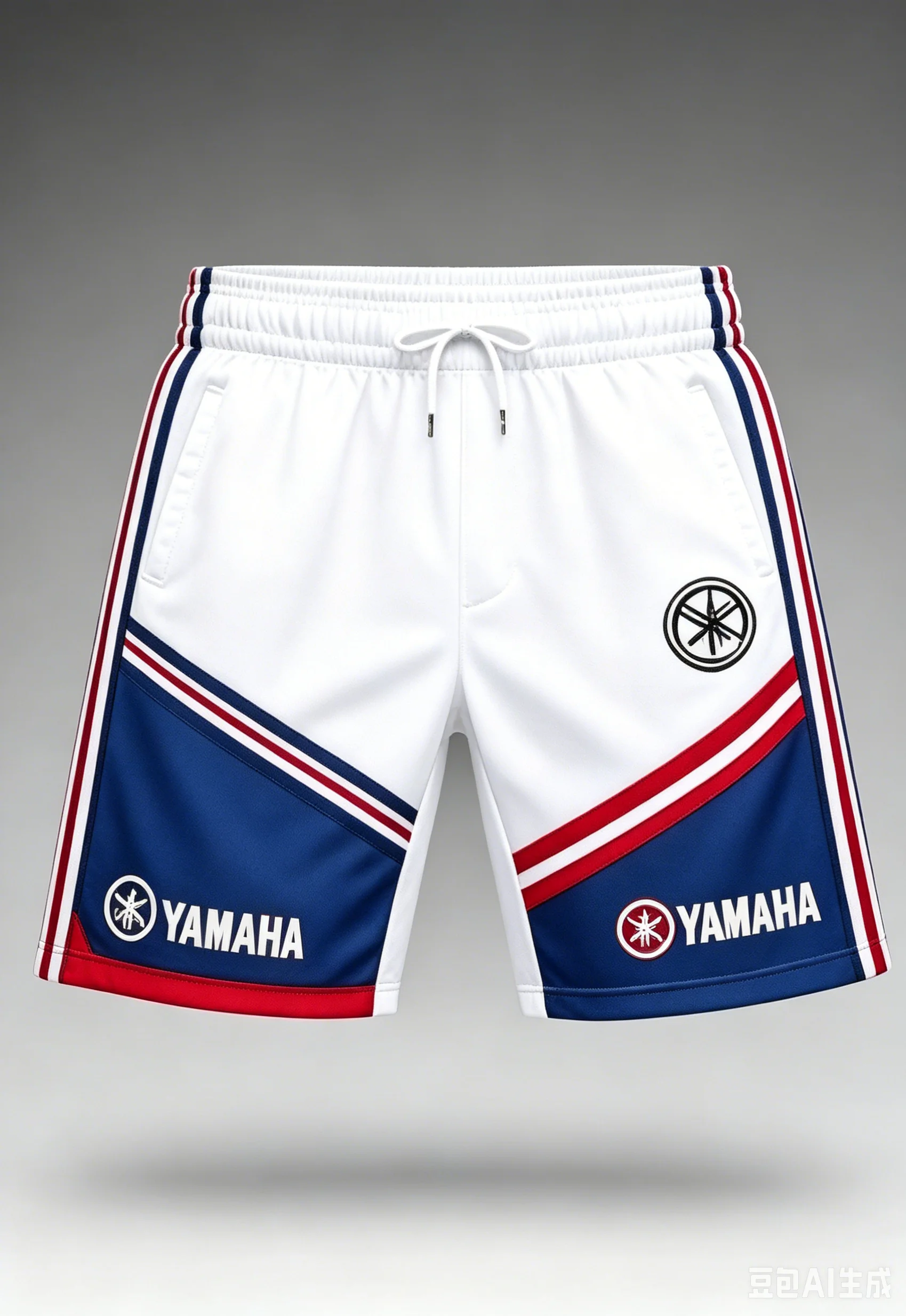 Summer Hot Selling New Yamaha Fashion Loose Speed Drying White Shorts for Men and Women Personalized Motorcycle Riding Shorts