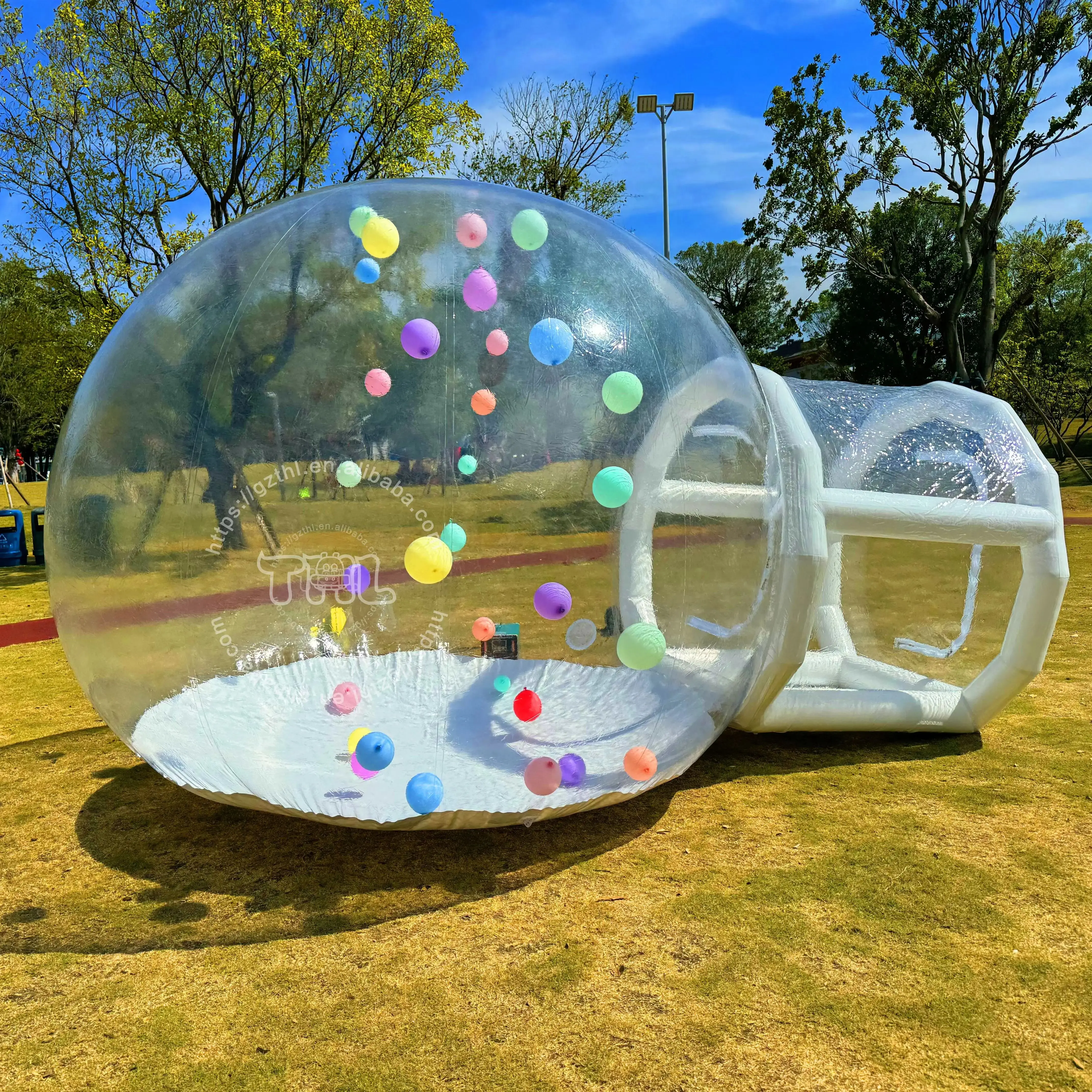 Commerciële Kids Party Clear Dome Ballon Tuintent Bubble Tent Opblaasbaar Bubble House