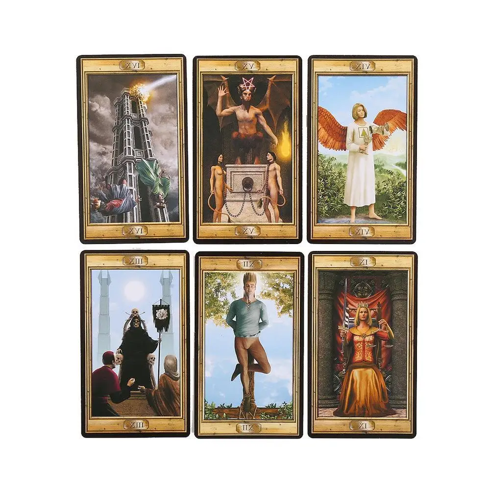 English Version The Pictorial Key Tarot Divination Cards