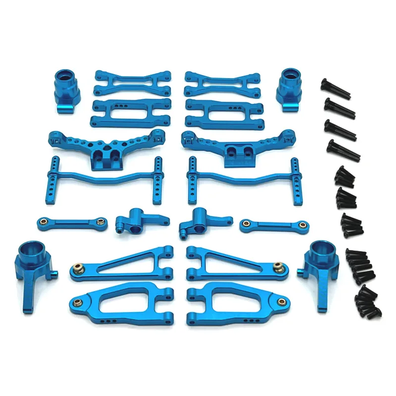 Utilizzato per SCY 1/18 18101 18102 RC ricambi auto Kit tazza sterzo braccio oscillante aggiornato in metallo