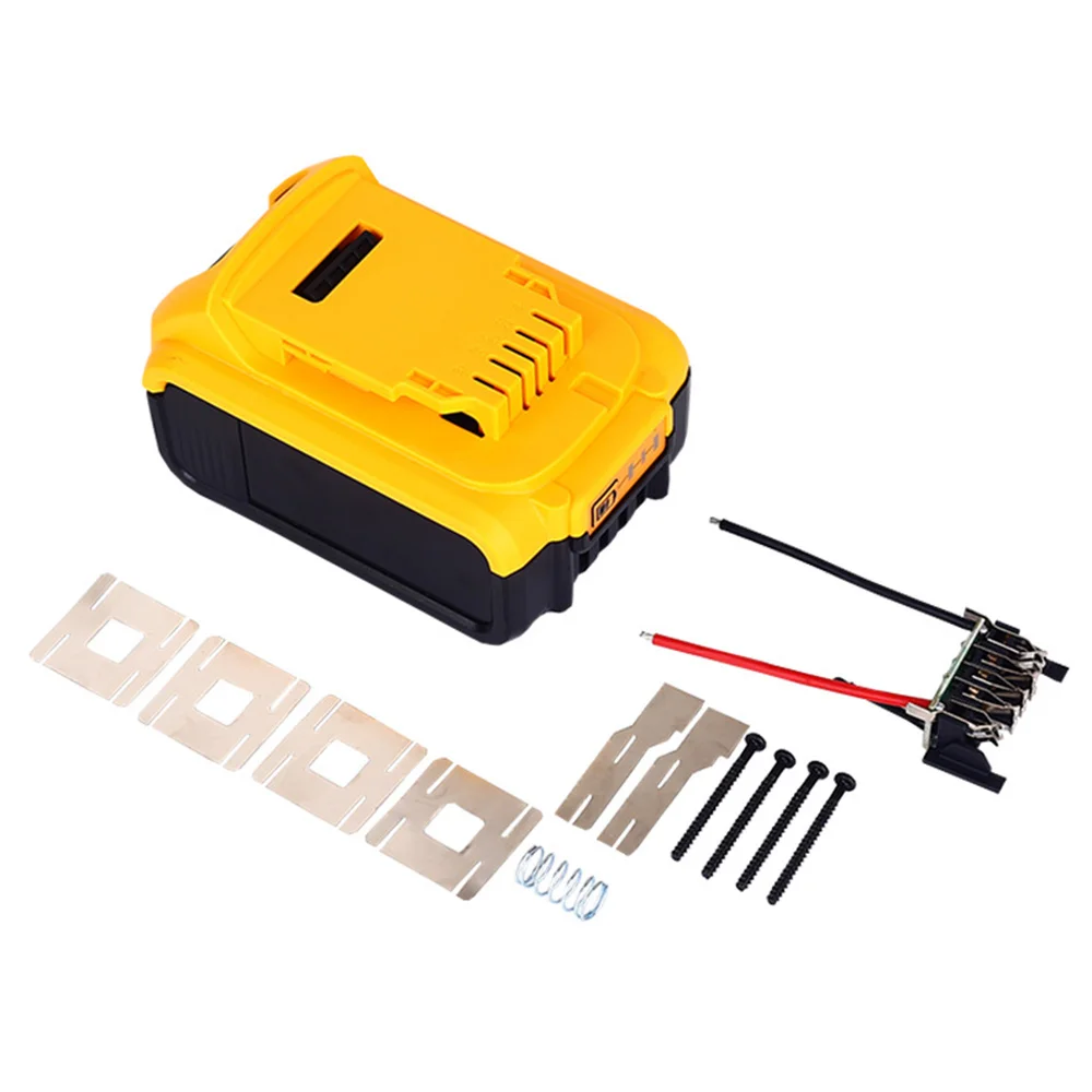 Li-Ionen-Batterie Kunststoff gehäuse Leiterplatte Lades chutz platine Hülle für Dewalt 18V 20V Li-Ionen-Batterie