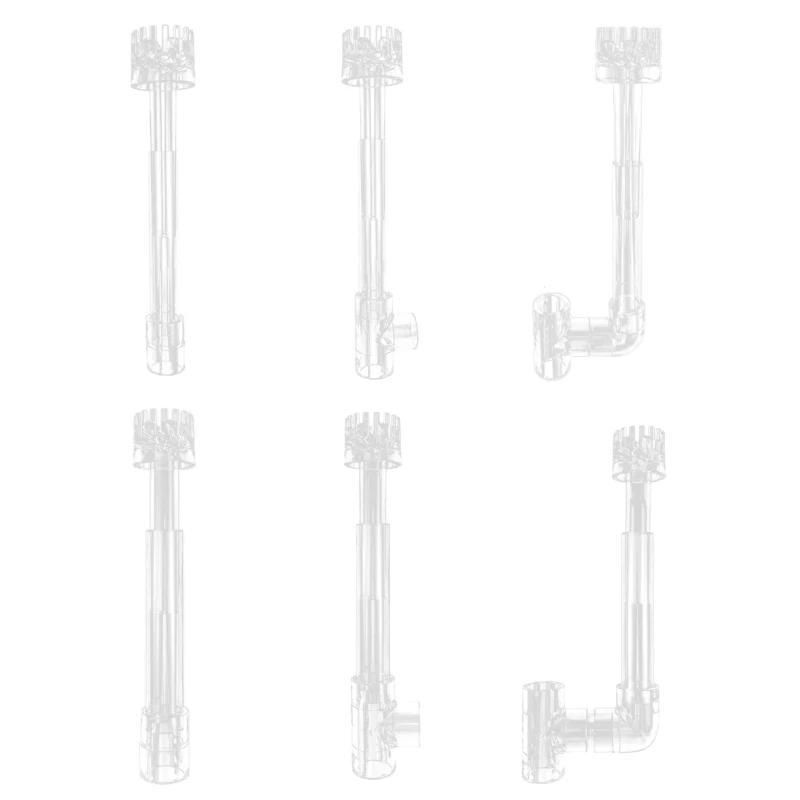 อุปกรณ์ทำความสะอาดถังปลาท่อพลาสติกใส Spin Skimmer เพื่อทำความสะอาดตู้ปลาน้ำและลอกฟิล์มน้ำมันออก