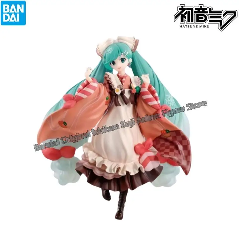 

Bandai в наличии, оригинальная коробка, гаражный комплект Хацунэ Мику Ичиiban Kuji, персонажи аниме, Коллекционная оригинальная фигурка, статуя