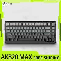 Ajazz Ak820 Max Magnetic Switch Keyboard Mechanical Wired/Tri Mode Hot Swap Rgb Custom With Screen For Esports Gamer Accessory