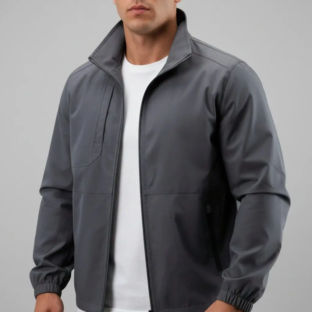 

Ветровка Maxbarley 2026 для мужчин, осенняя, качественная, свободного кроя, с карманами на молнии, для бега, активного отдыха, кемпинга, походов, ветрозащитная куртка