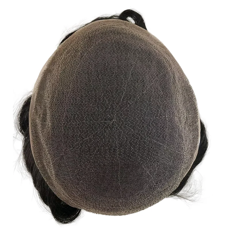 رجل الباروكات كامل HD الدانتيل الهندي نظام شعر ريمي الإنسان غير مرئية كامل الدانتيل خصلات الشعر المستعار الإنسان الطبيعي تنفس الرجال الشعر المستعار الطبيعي
