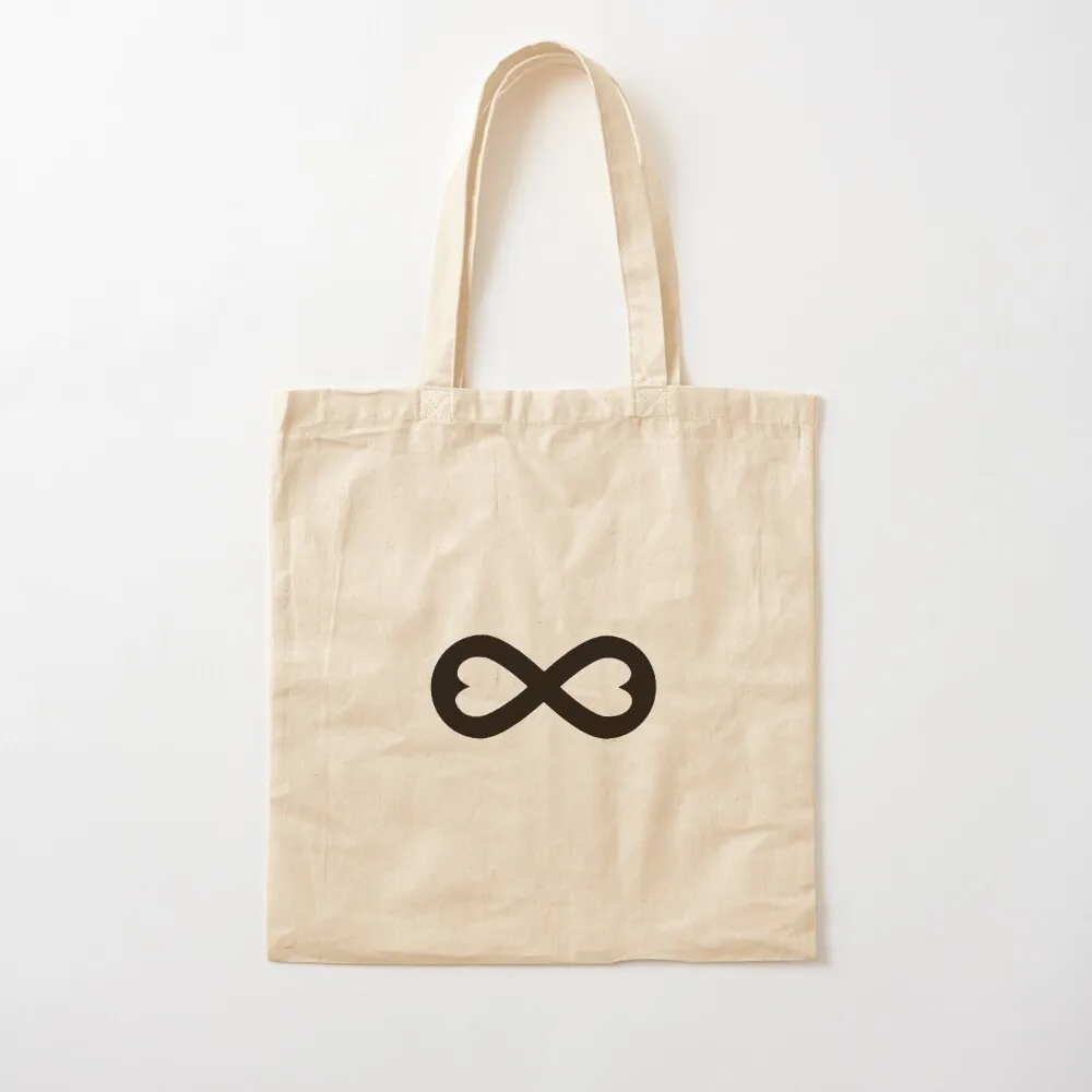 After infinity symbol black Tote Bag Customizable tote bag Candy bags shopping bag Canvas Tote