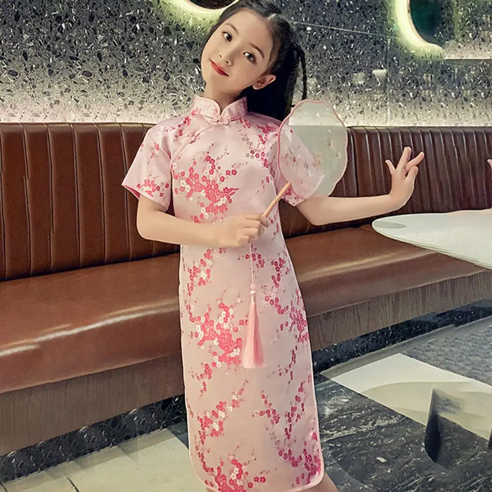 Bambini Hanfu Dress eleganti abiti da principessa Cheongsams cinesi ragazze vestito tradizionale bambino bambini Tang Suit costumi per bambini