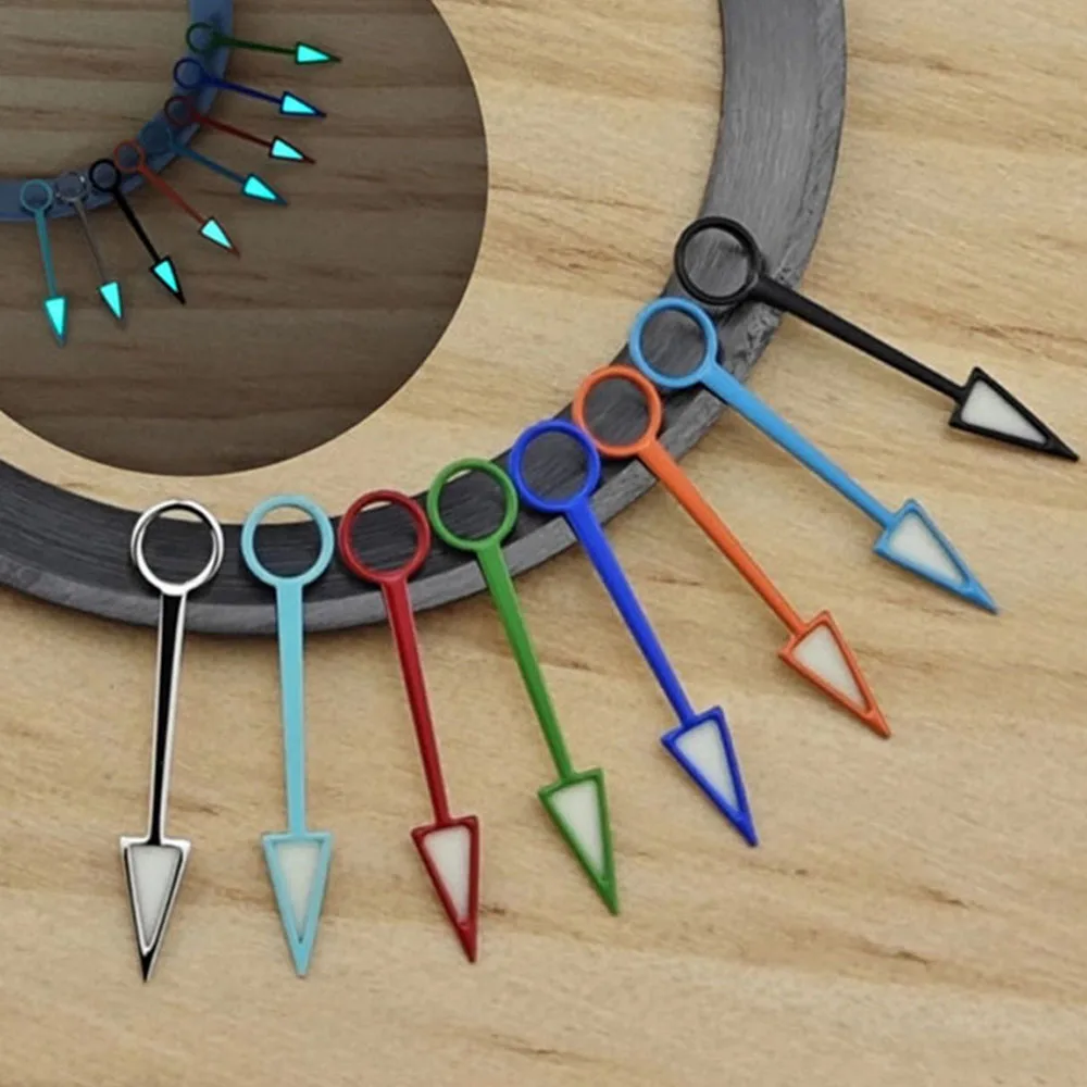 

Watch Hands 13mm GMT Hands NH34 Strong Blue Luminous Pointers for NH34 Movement Watch Hands Replacement Needle Accessories