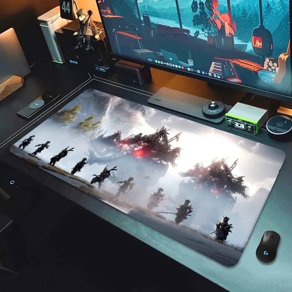 

Extended Gaming Mouse Pad Non-Slip Rubber Desk Mat Smooth Operation for Office Laptop PC Gamer Equipment